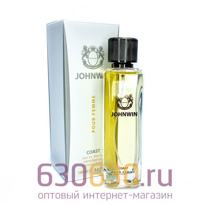 Восточно - Арабский парфюм Johnwin "Coast Pour Femme" 100 ml