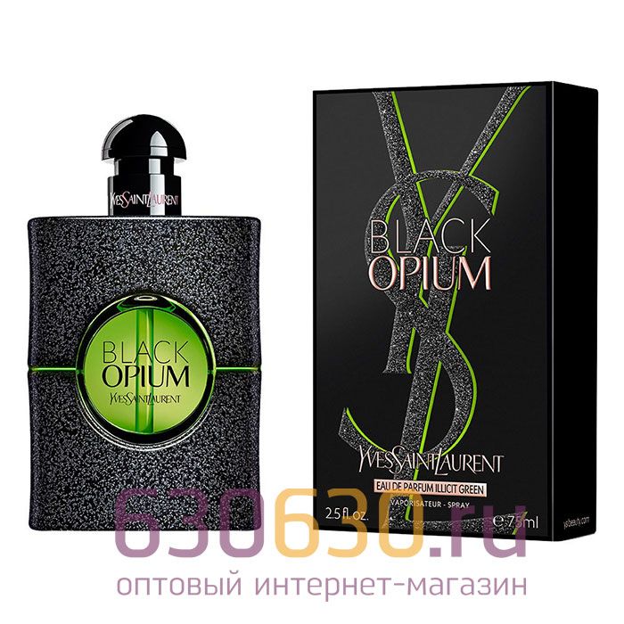 Евро Yves Saint Laurent "Black Opium Eau De Parfum Illicit Green" 75 ml