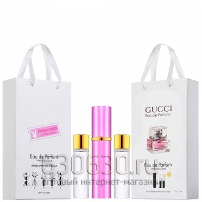 Travel Pheromon Gucci "Eau De Parfum II" 3x15 ml