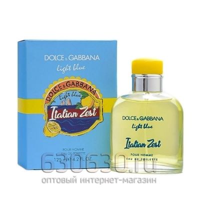 Dolce & Gabbana "Light Blue Italian Zest Pour Homme" 100 ml