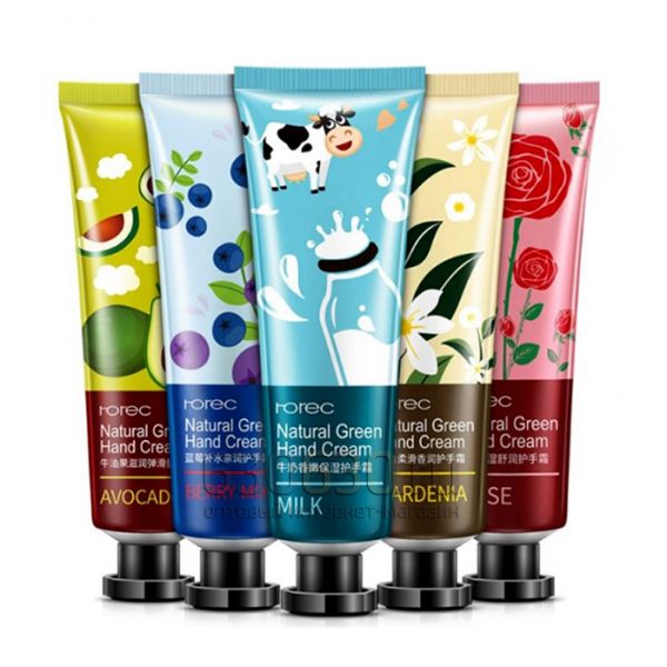 Набор кремов для рук 5 in 1 Rorec "Plant Hand Cream Gift Box" 5 x 30 g