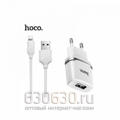 Сетевое зарядное устройство Hoco C11 (Phone) 1 USB 1A 