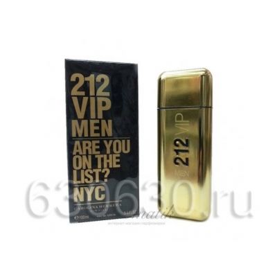 Carolina Herrera "212 Vip Men Gold" 100 ml