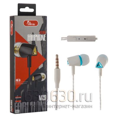 Наушники MY-Life  "Earphone Stereo M29"