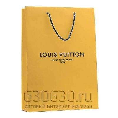 Подарочный Пакет "Louis Vuitton" 25 х 35 см (Желтый)