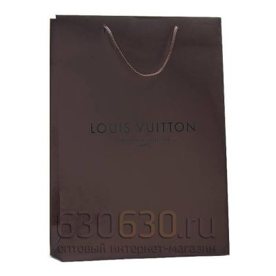 Подарочный Пакет "Louis Vuitton" 35 х 25 см (Коричневый)