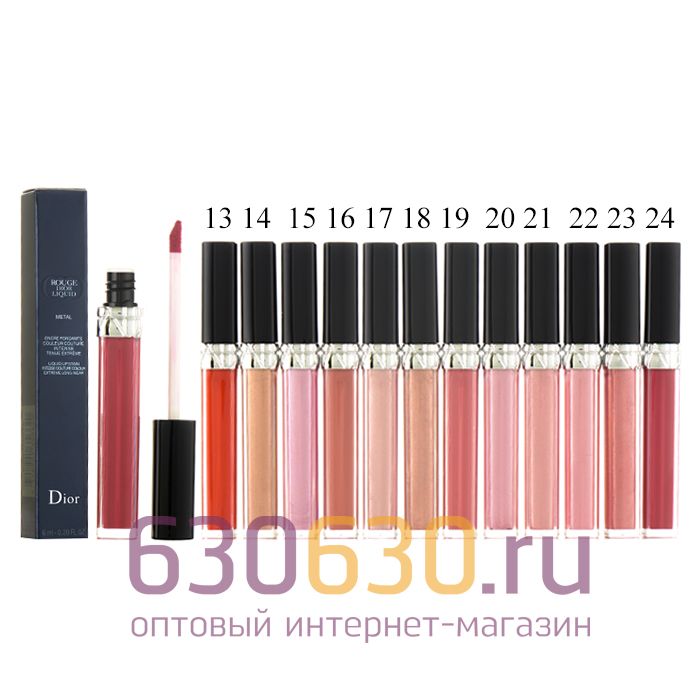 Блеск для губ  Christian Dior "Rouge Dior Liquid" 6 ml  1уп/12 шт