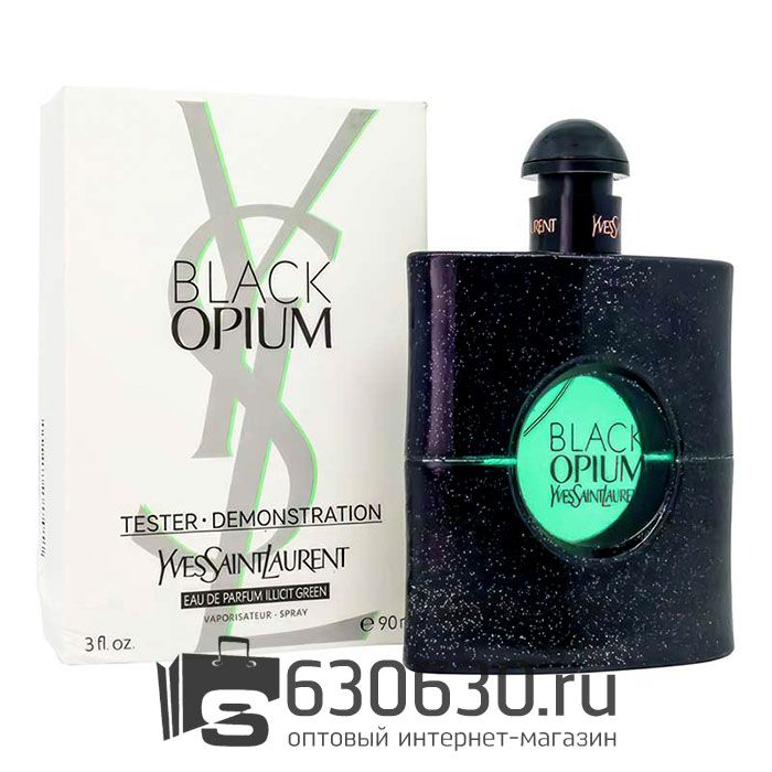 ТЕСТЕР Yves Saint Laurent "Black Opium Illicit Green" EDP 90 ml ( Евро)