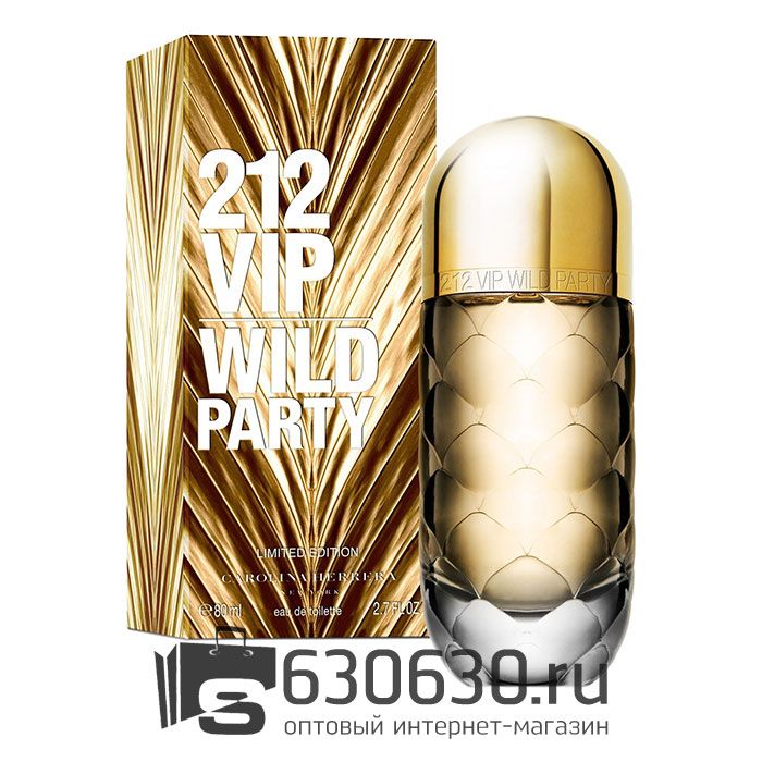 Carolina Herrera "212 Vip Woman Wild Party Limited Edition" 80 ml