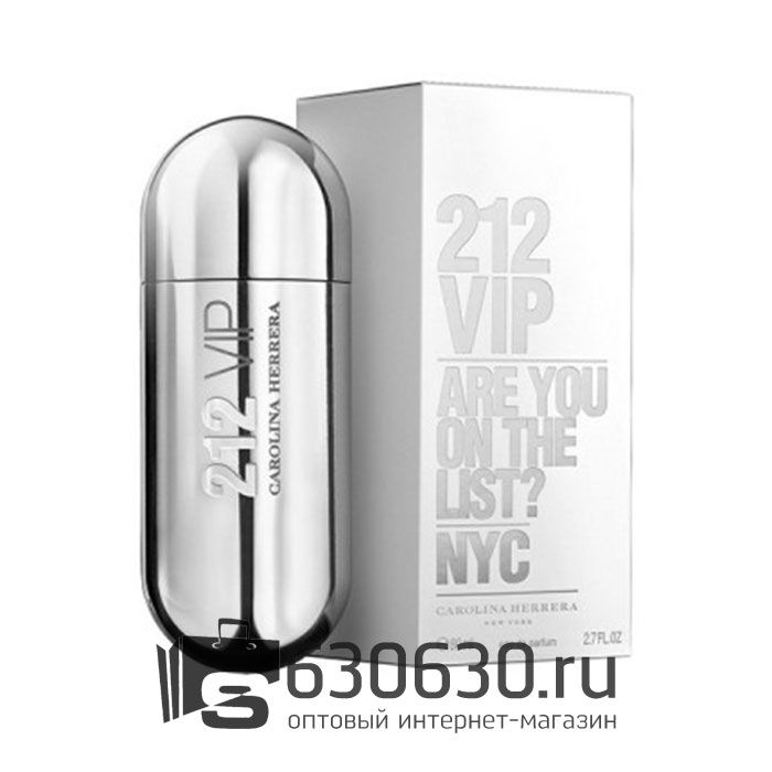 Carolina Herrera "212 Vip Silver" 80 ml