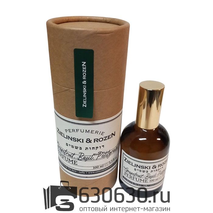 Евро ZIELINSKI & ROZEN "Grapefruit, Basil, Petitgrain" 100 ml