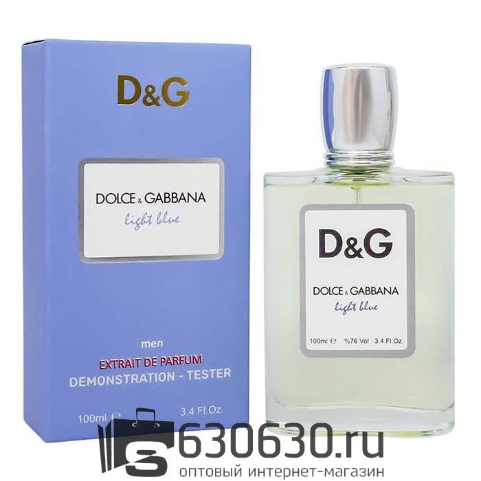 Tester Color Box Dolce & Gabbana "Light Blue Men" 100 ml