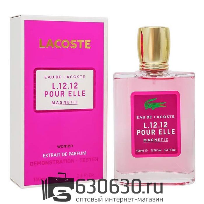 Tester Color Box Lacoste "Eau de Lacoste L.12.12 Pour Elle Magnetic" 100 ml