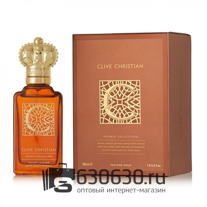 Евро Clive Christian "C for Men Woody Leather With Oudh Intense" 50 ml