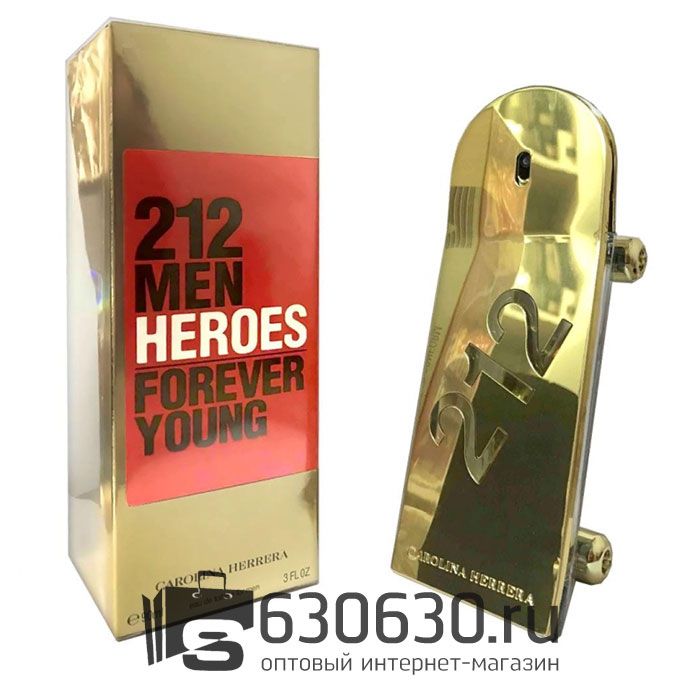 Carolina Herrera "212 Heroes Forever Young Gold EDT 90 ml