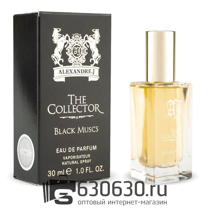 Мини парфюмерия Alexandre J "Black Muscs" EURO LUX 30 ml