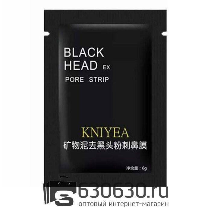 Маска от черных точек Kniyea "Black Head Pore Strip" 1шт.x6g