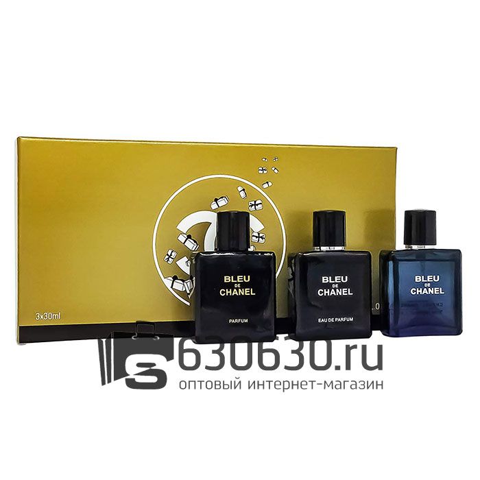 Парфюмерный набор "Bleu de Chanel" 3*30 ml