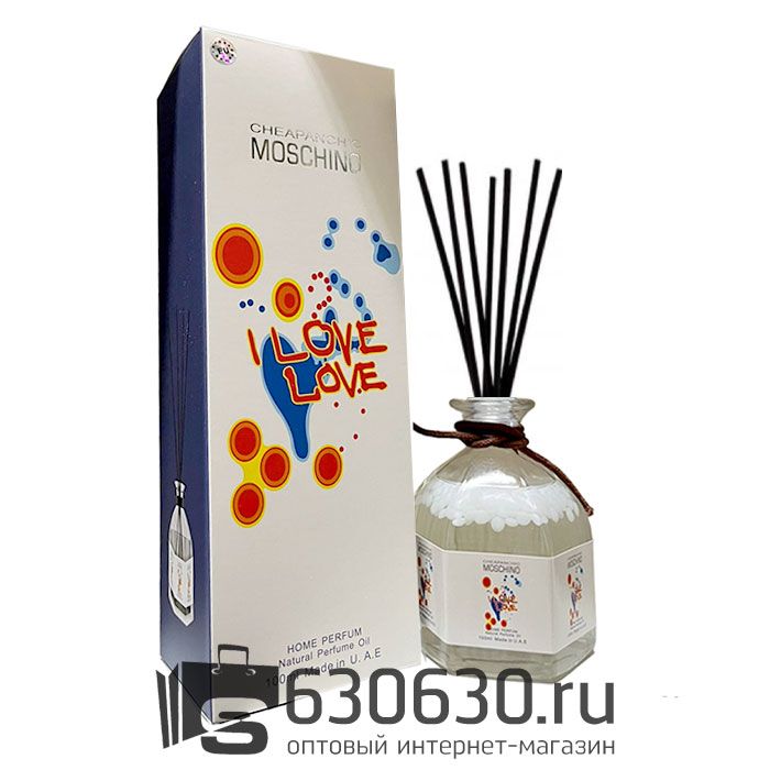 Аромадиффузор с палочками Moschino ''I Love Love'' 100 ml