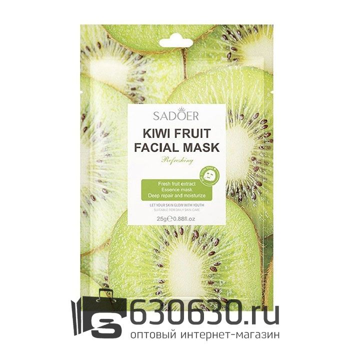 Увлажняющая маска с экстрактом Киви SADOER "Kiwi Fruit Facial Mask" 25g