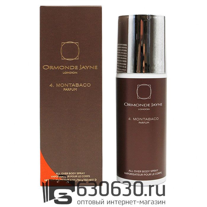 Парфюмированный Дезодорант Ormonde Jayne "4. Montabaco" 150 ml