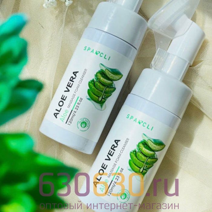 Пенка для умывания ALOE VERA Sparcli 120ml