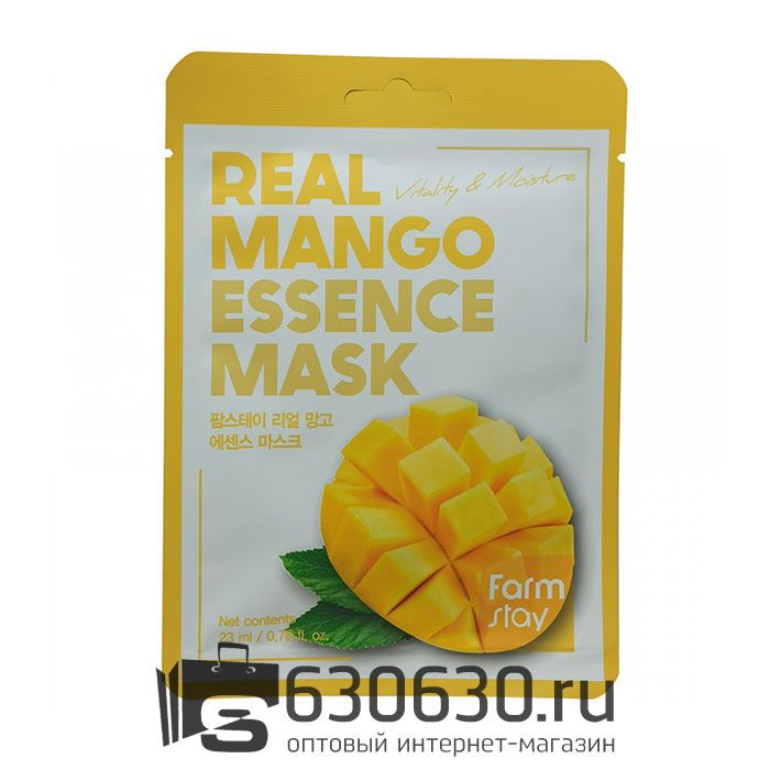 Маска с экстрактом манго Farmstay "Real Mango" 1шт.