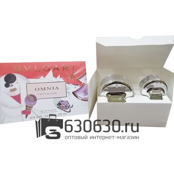 Парфюмерный набор Bvlgari "Omnia Crystalline" 1*65ml+1*15ml