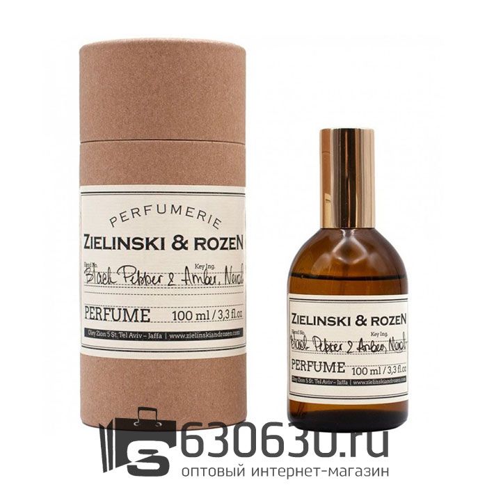 ZIELINSKI & ROZEN "Black Pepper & Amber, Neroli" 100 ml