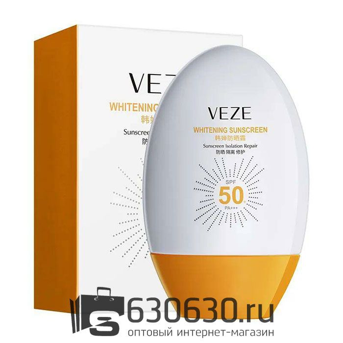 Солнцезащитный отбеливающий крем VEZE "Whitening Sunscreen SPF50 PA+++" 45 ml