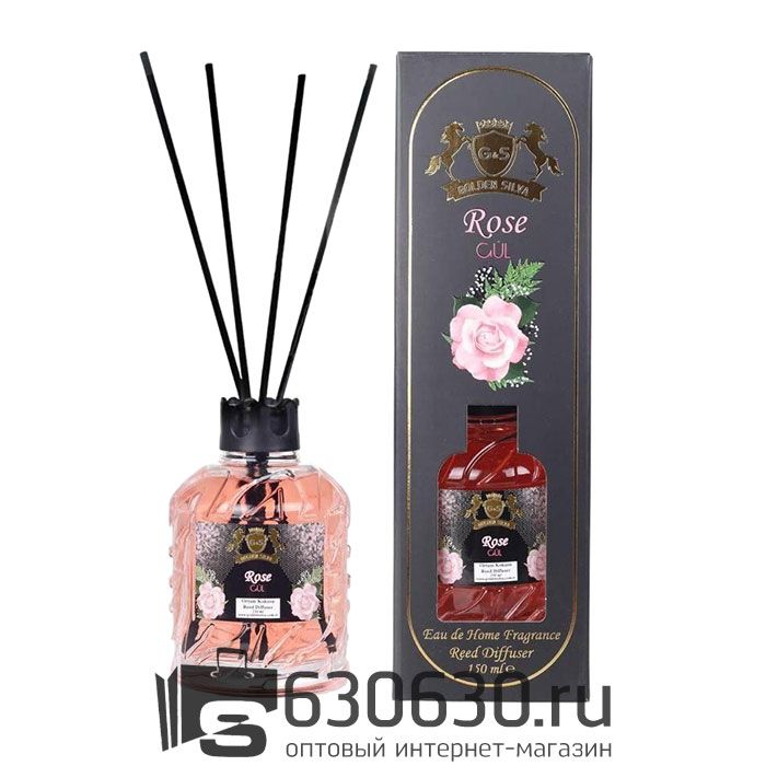 Аромадиффузор с палочками для дома Golden Silva "Rose Gul" 150 ml