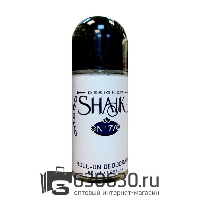 Парфюмированный Роликовый Дезодорант Shaik "Opulent Shaik For Men Sapphire Designer Shaik No77" 50 ml