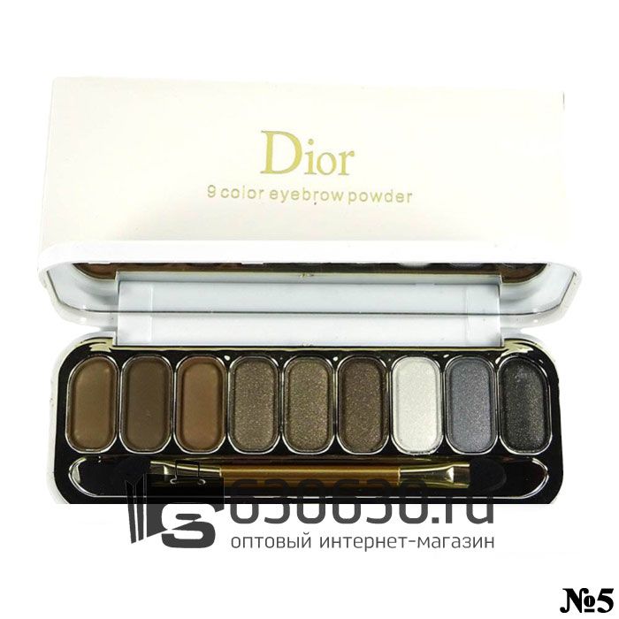 Тени для век Christian Dior "9 Color Eyebrow Powder" 1шт.