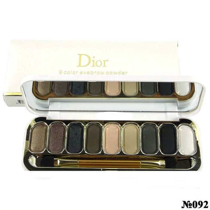 Тени для век Christian Dior "9 Color Eyebrow Powder" 1шт.