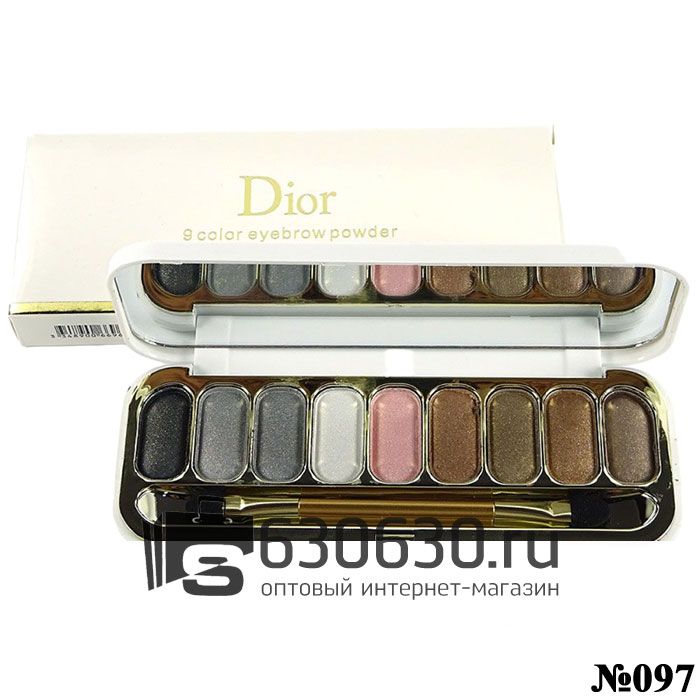 Тени для век Christian Dior "9 Color Eyebrow Powder" 1шт.