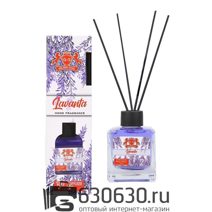 Аромадиффузор с палочками для дома Golden Silva "Lavanta" 150 ml