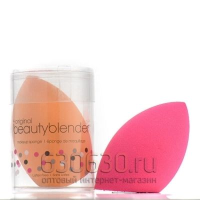 Спонжи "BeautyBlender" (каплеобразная форма) цвета в ассортименте 1шт.