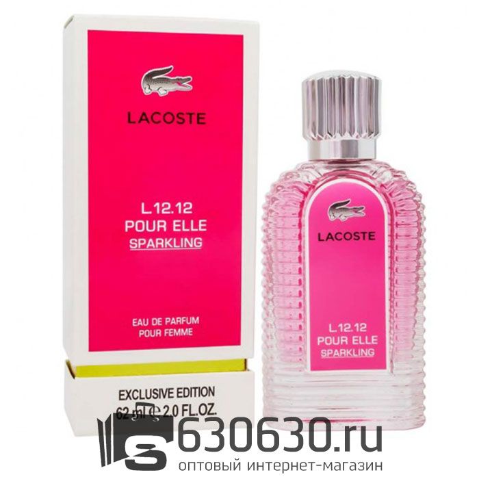 Мини-тестер Lacoste "L.12.12 Pour Elle Sparkling Pour Femme" 62 ml DUBAI Duty Free