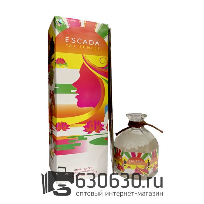 Аромадиффузор с палочками Escada "Taj Suset'' 100 ml