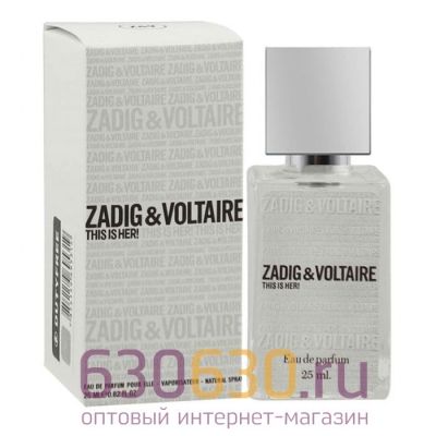 Мини парфюм Zadig&Voltaire "This Is Her" 25 ml