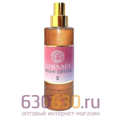 Парфюмированный спрей-дымка с шиммером для тела Versace "Bright Crystal" 210 ml