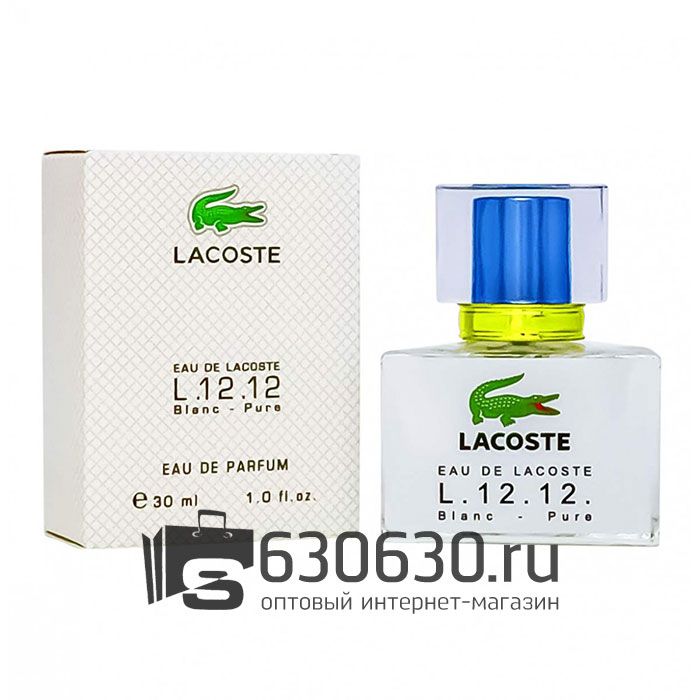 Евро Lacoste "Eau De Lacoste L.12.12 Blanc-Pure" 30 ml