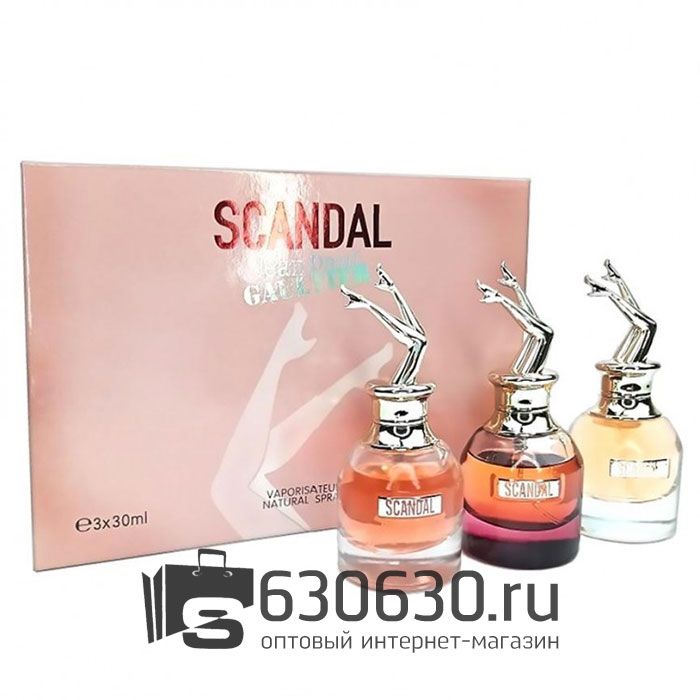 Парфюмерный набор Jean Paul Gaultier "Scandal" 3x30ml