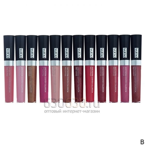 Блеск для губ Pupa Milano "Diva's Lips" 12 in 8 ml