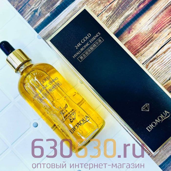 Сыворотка с гиалуроновой кислотой BIOAQUA "24K GOLD Hyaluronic Essence" 100ml