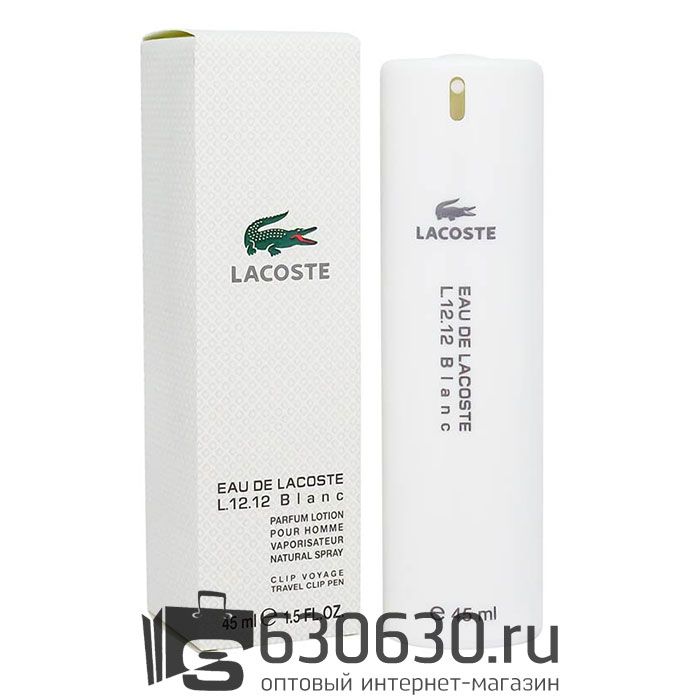 Компактный парфюм Lacoste "Eau De Lacoste L12.12 Blanc Man" 45 ml