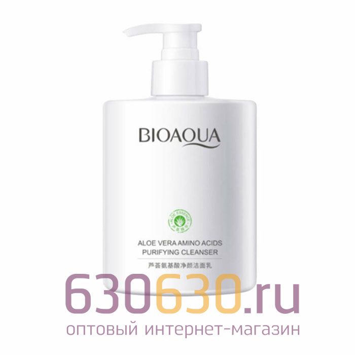 Очищающая пенка с аминокислотами и ALOE VERA  BIOAQUA