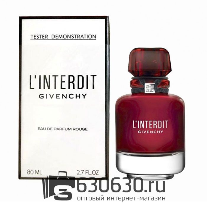 ТЕСТЕР Givenchy "L'Interdit Eau De Parfum Rouge" 80 ml (Евро)