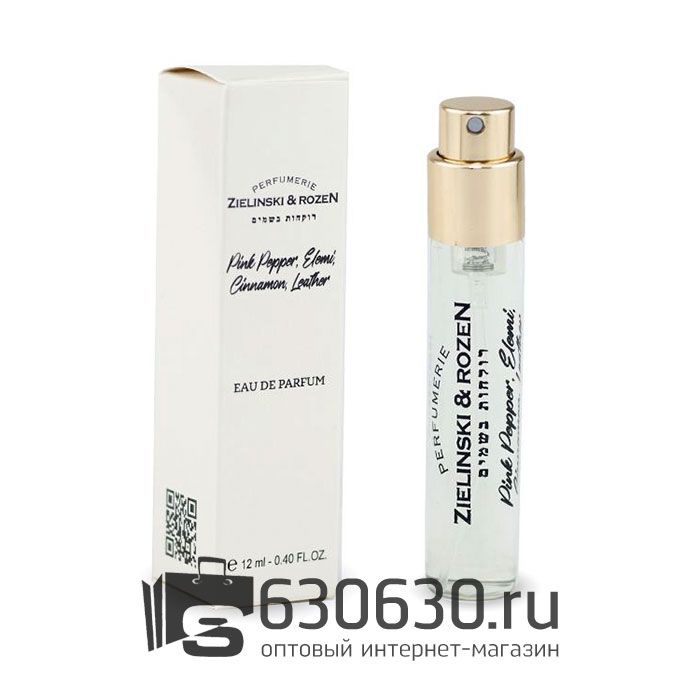 Мини-парфюм ZIELINSKI & ROZEN "Pink Pepper, Elemi, Cinnamon, Leather" 12 ml