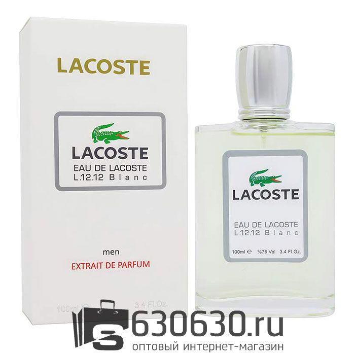 Tester Color Box Lacoste "Eau De Lacoste L.12.12 Blanc" 100 ml